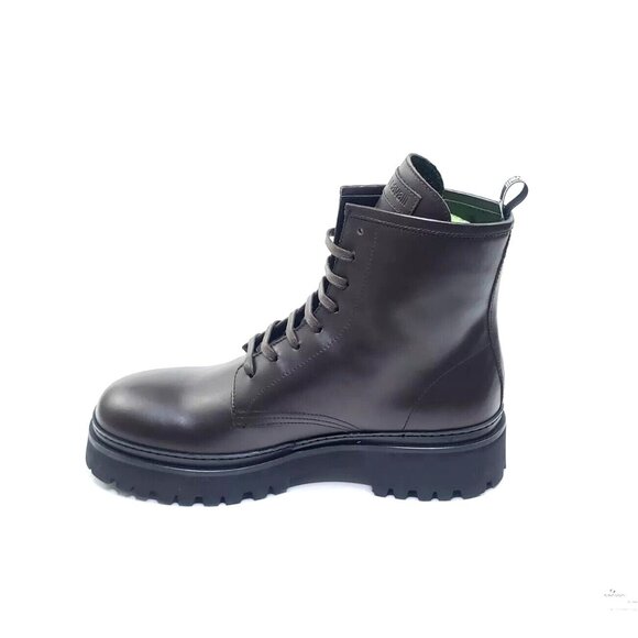 Roberto Cavalli Class Hiking Boots Brown Leather Men Italy 43/ US 10 main image 4